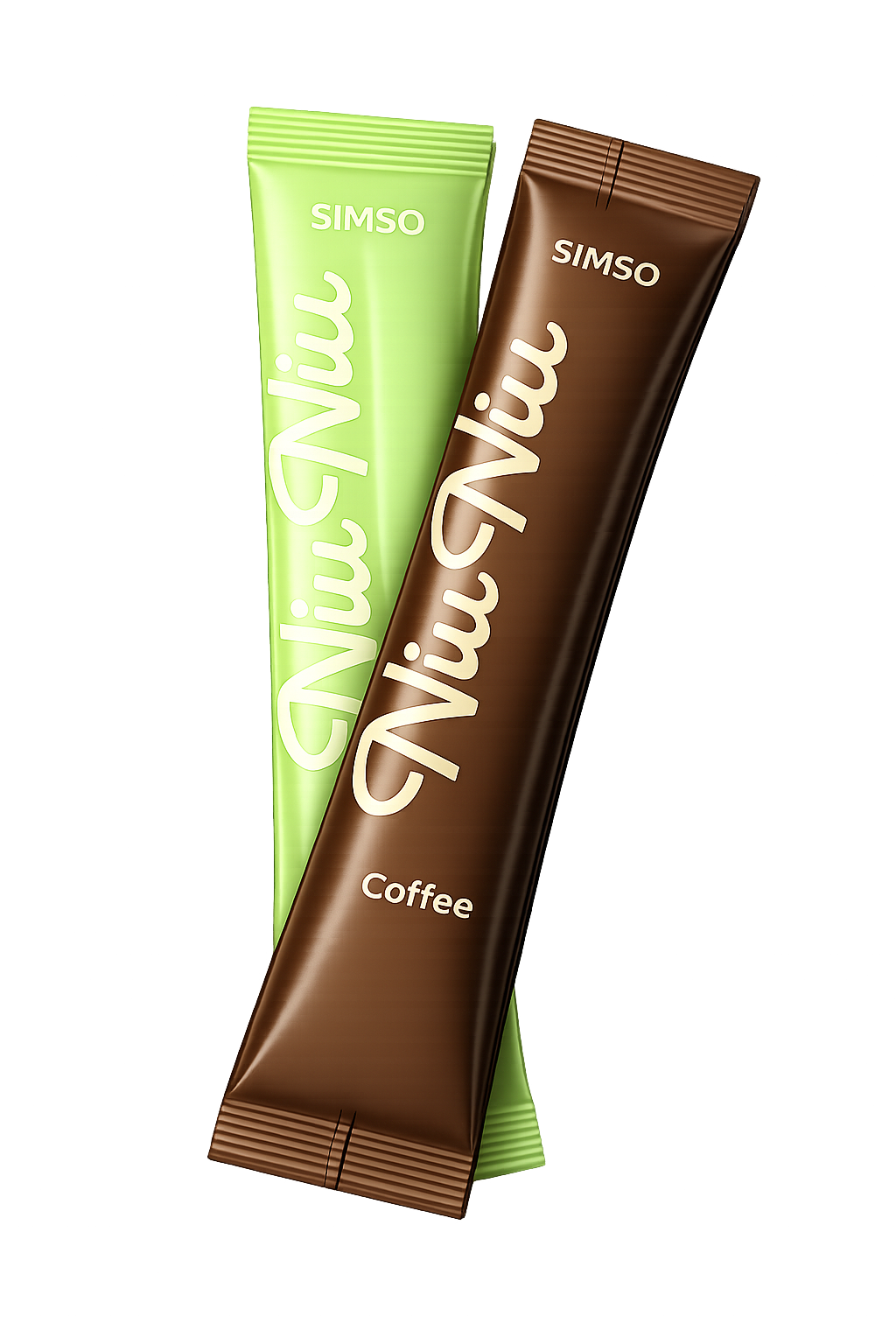 SIMSO NiuNiu Matcha and Coffee sticks for breakfast